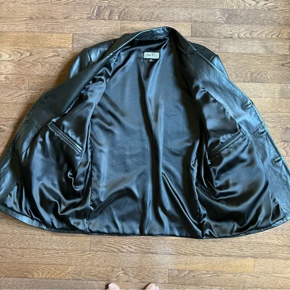 Men’s genuine leather jacket - Picture 3 of 9